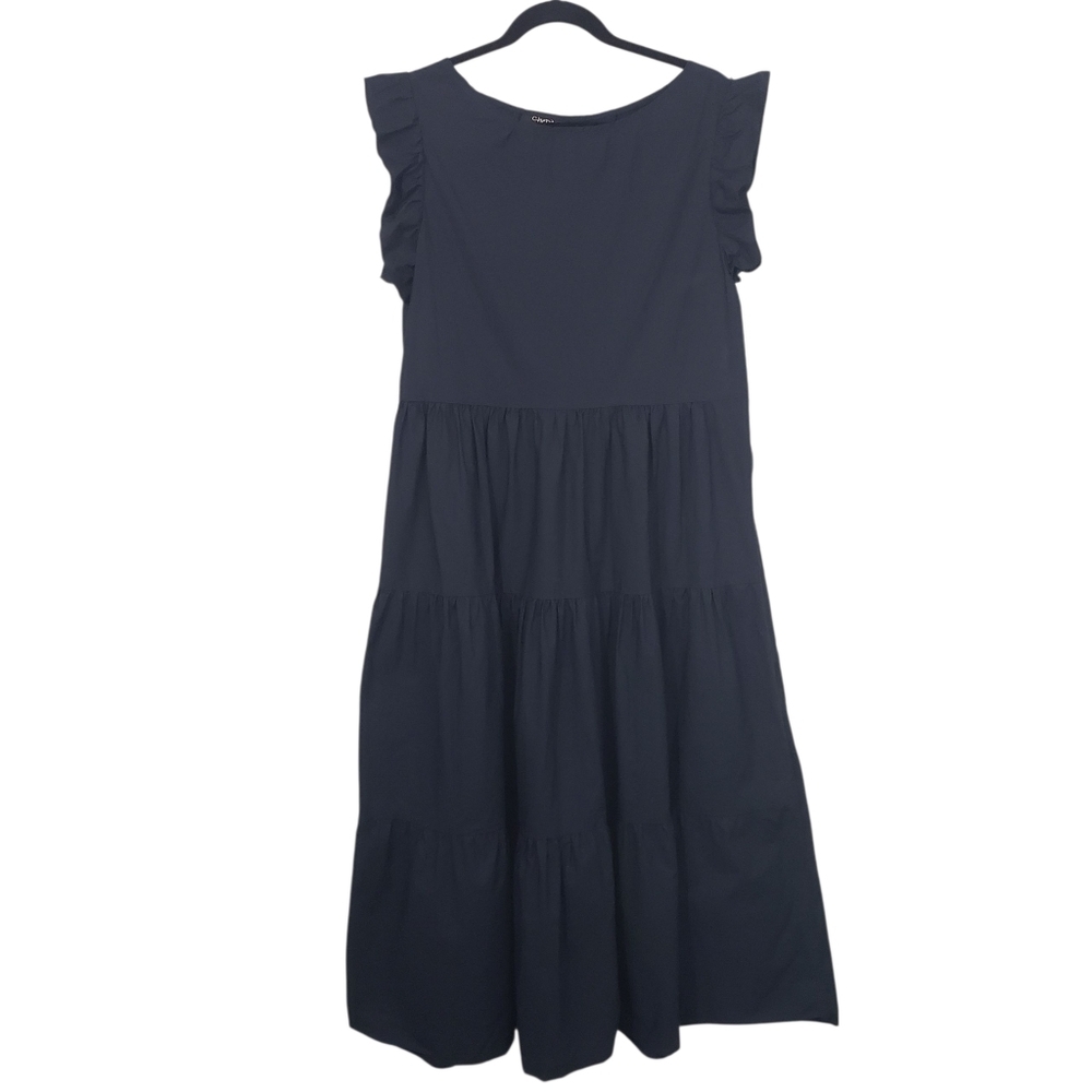 Chepe Italy Ruffle Sleeve Tiered Maxi Dress